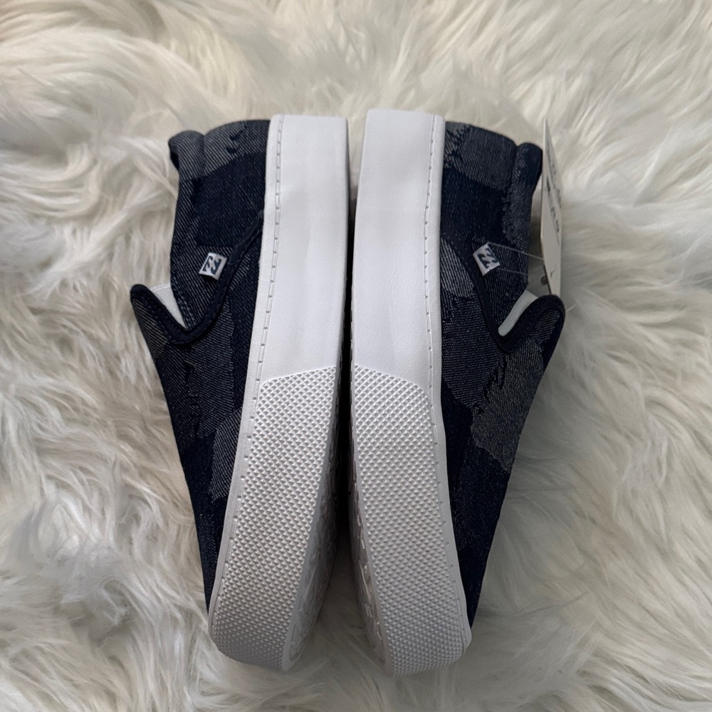 Billabong Women's Denim Blue Slip-On Sneakers - Picture 6 of 9